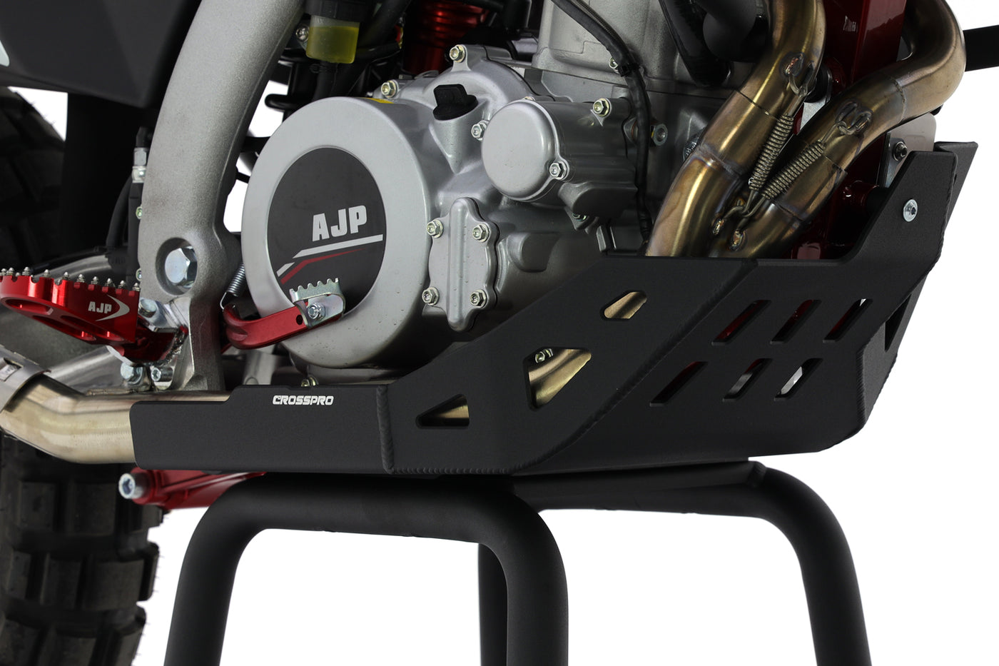 CROSSPRO aluminium trail engine guard matte black AJP PR7 650