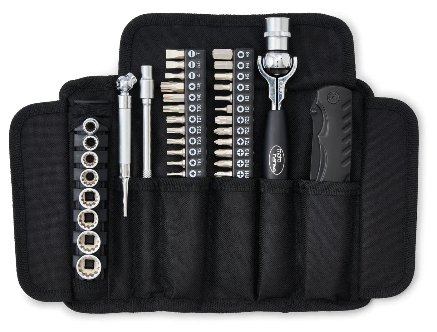 Motohansa Tools TRIPLE BLACK PRO ENDURO 38 PC TOOL KIT