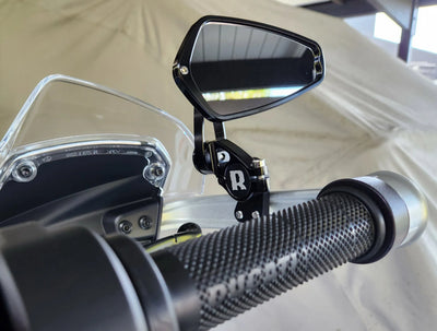 Rottweiler Performance Mirror Mounts (WITH RALLY-MOTOR ARROW MIRRORS )