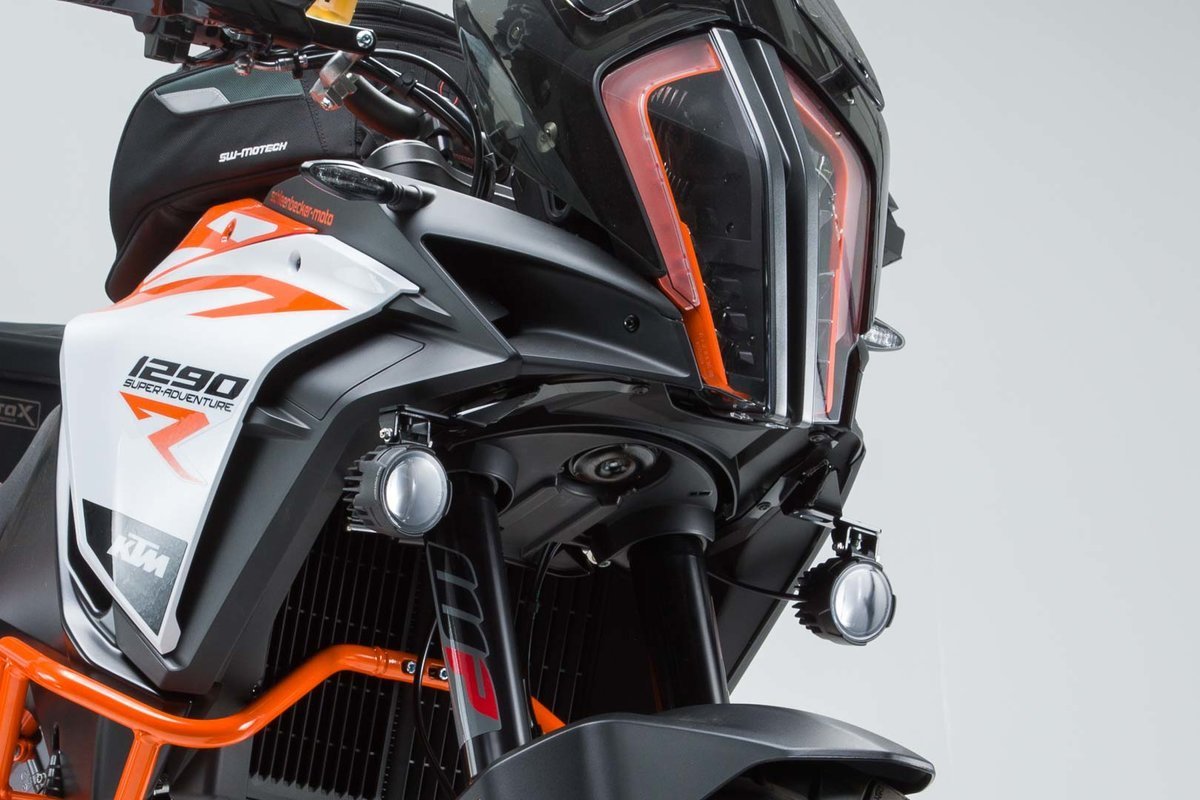 SW Motech Light mounts. Black. KTM 1290 Super Adventure S / R (16-)